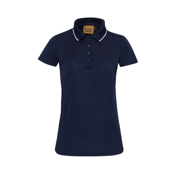 Navy Dry Fit Premium Short Sleeve Polo Shirt For Women